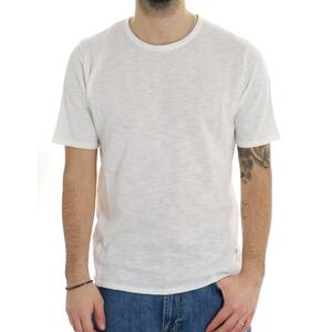 T-SHIRT FIAMMATA SSEINSE BIANCO